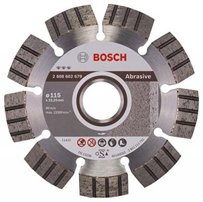 Disque &agrave; tron&ccedil;onner diamant&eacute; Best for Abrasive, 115 x 22,23 x 2,2 x 12 mm Bosch 2608602679