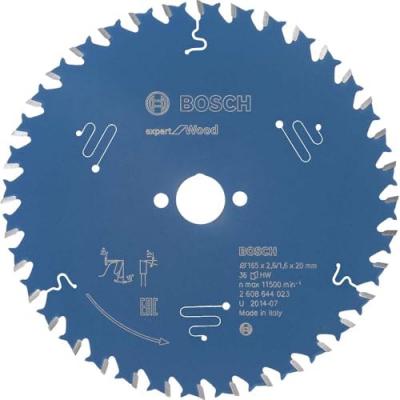 Lame pour scie circulaire expert for Wood 165x20x2.6/1.6x36 T