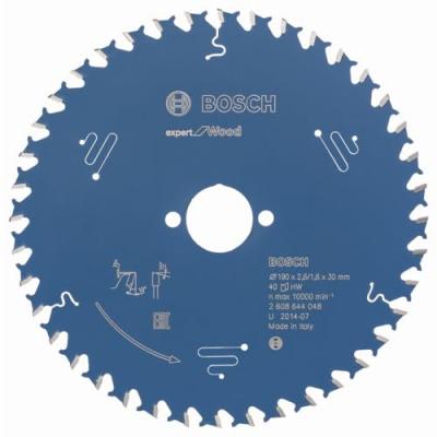 Lame pour scie circulaire expert for Wood 190x30x2.6/1.6x40 T