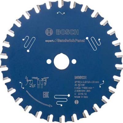 Lame de scie circulaire ex sh h. 160x20-30. 160 x 20 mm. 30 - Bosch