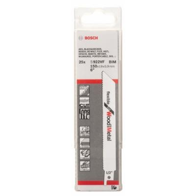 Bosch Accessories 2608657558 Lot de 25 lames pour scie sabre S 922 VF