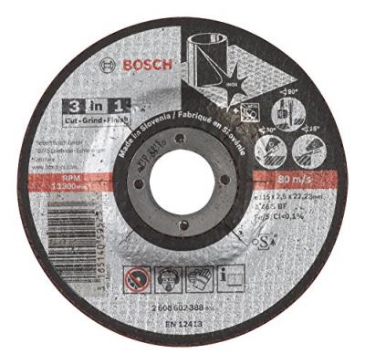Disque de coupe 3 en 1 A 46 S BF, 115 mm, 22,23 mm, 2,5 mm Bosch
