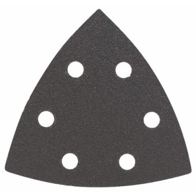 Bosch 2608605193 Lot De 5 Feuilles Abrasives Pour Ponceuse Delta, Grain 100