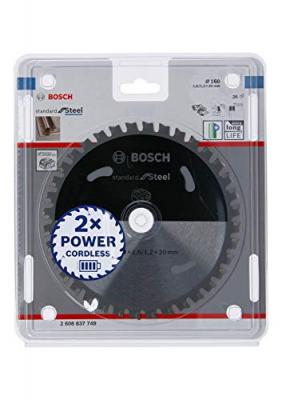 Bosch Standard 160x20x40d Cl Steel Circular Disc Argent&eacute;