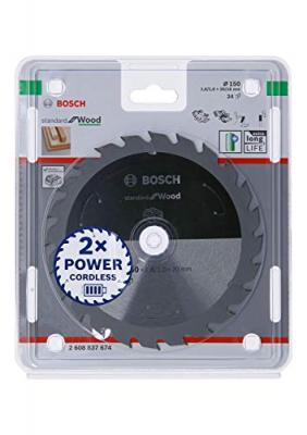 Lame de scie circulaire standard pour bois, 150x1.6 / 1x20, 24 dents - Bosch