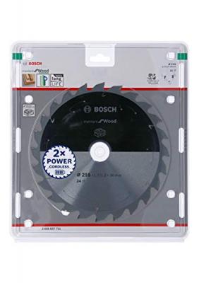 Bosch - Scie circulaire Lame standard pour bois, 216 x 1,7 / 1,2 x 30, 24 dents
