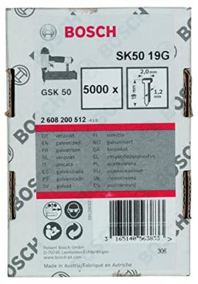 Bosch Accessories Pointe &agrave; T&ecirc;te Frais&eacute;e, Grey, SK50 19G 1,2 mm, 19 mm