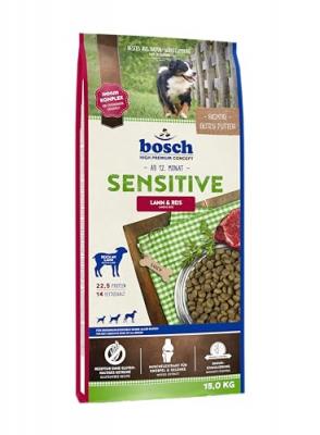 Lots &eacute;conomiques bosch - Sensitive, agneau & riz (2 x 15 kg)