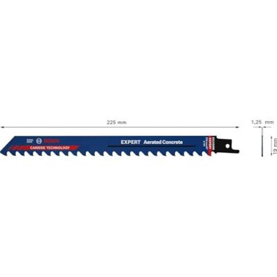 Bosch - Expert en b&eacute;ton a&eacute;r&eacute; s 1141 hm saber saber lame, 10 pi&egrave;ces