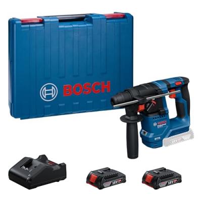 Bosch Professional Marteau De D&eacute;molition Gbh 18v-18 + 2 Bat 2.0ah 