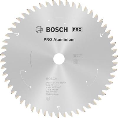 Scie circulaire type de lame pour l'aluminium, 165x1.8 / 1.3x15.875, 54 dents - Bosch