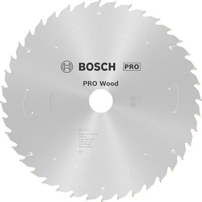 Bosch Lame de scie circulaire Standard for Wood pour scies sans fil 254x2.2/1.6x30, T40 - 2608837734