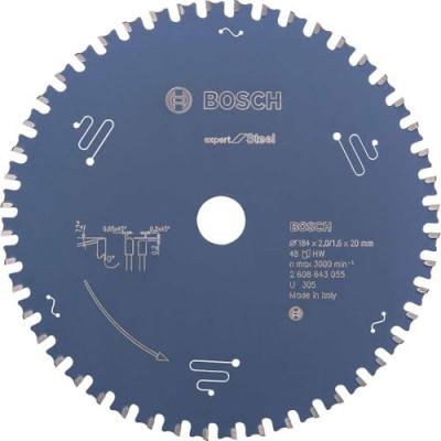 Lame pour scie circulaire Expert for Steel 184x20x2/1.6x48 T
