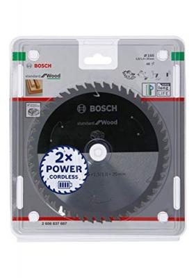 Bosch - Lame de scie circulaire standard pour bois, 165x1.5 / 1x20, 48 dents