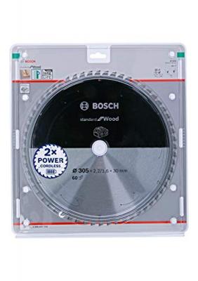Lame de scie circulaire standard pour bois, 305x2.2 / 1.6x30, 60 dents - Bosch