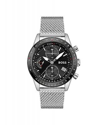 Hugo Boss - Montre Hommes - Quartz Chronographe - Bracelet Acier inoxydable Argent - 1513886
