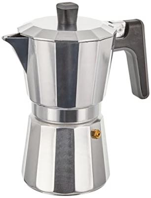 Cafeti&egrave;re en aluminium Induction Perfecta Bra. Couleur: Gris