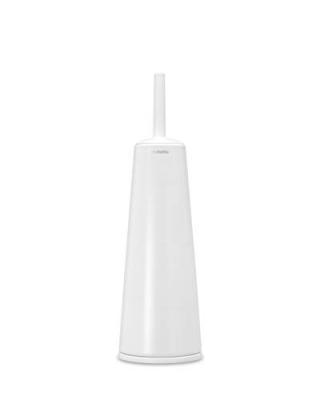 Brabantia 414664 Porte-Goupillon avec Brosse Blanc, 20 x 8 x 6 cm