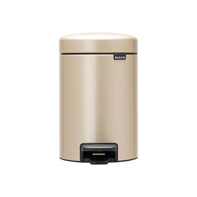 Poubelle Newicon 3l champagne - - Or - Plastique
