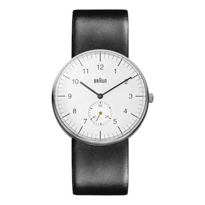 Braun Homme Analogique Quartz Montre Bracelet en Cuir BN0024WHBKG