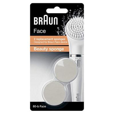 Braun Face 80-b &Eacute;ponge Beaut&eacute; - Lot de 2 Brosses de Remplacement