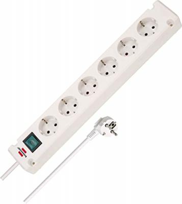 Brennenstuhl Bremounta 6 Fold 3 M+switch Blanc One Size / EU Plug