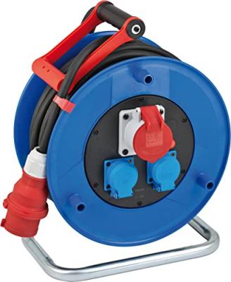 Brennenstuhl Garant enrouleur de c&acirc;ble 2x schuko 1x triphas&eacute; 16A 20 m