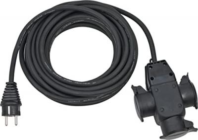 Brennenstuhl 1167810301 Ip44 10 M Plug Extension Noir