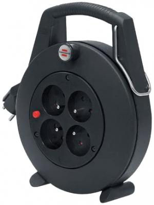 Enrouleur confort-line cl-l noir 5m 4 prises