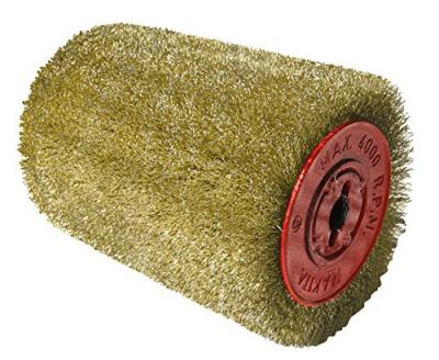 MAKITA Brosses fil d acier laitonne pour decapeur a rouleau Ref P 656