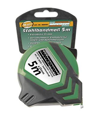Br&uuml;der Mannesmann M&egrave;tre ruban en acier 5&nbsp;m, 1&nbsp;pi&egrave;ce, m80515