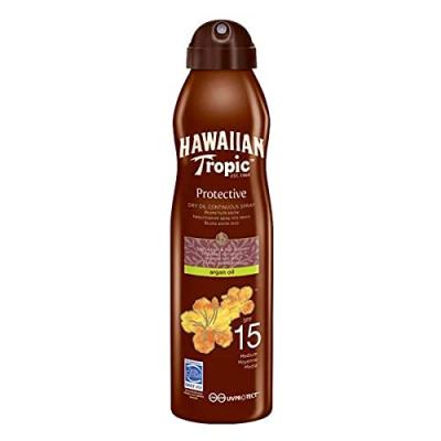 Hawaiian Tropic Tropic Protective Oil Spray Brume Spf15 177ml