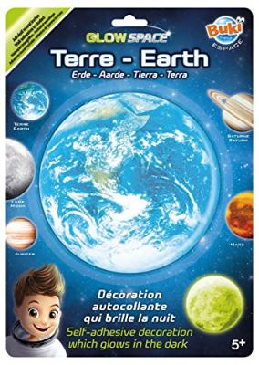 D&eacute;coration murale lumineuse - Plan&egrave;tes phosphorescentes : La Terre