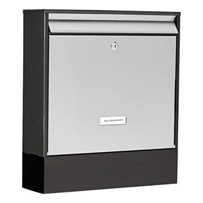 BURG-W&Auml;CHTER Bo&icirc;te aux lettres Oxford-Set 68770 B+S Inox Argent&eacute;