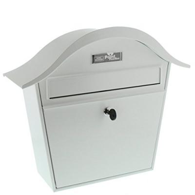 Burgw&auml;chter Bo&icirc;te aux lettres en acier Holiday 5842 blanc