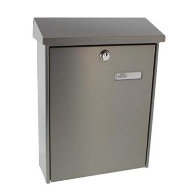 BURG-W&Auml;CHTER Bo&icirc;te aux lettres Oslo 3767 Ni Acier inoxydable Argent&eacute;