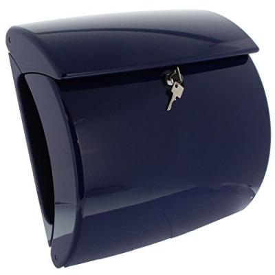 BURG-W&Auml;CHTER Bo&icirc;te aux lettres Piano 886 MB Plastique Bleu marine
