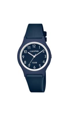 Montre Fille CALYPSO 3 AIGUILLES K5798-4 - Bracelet R&eacute;sine Bleu