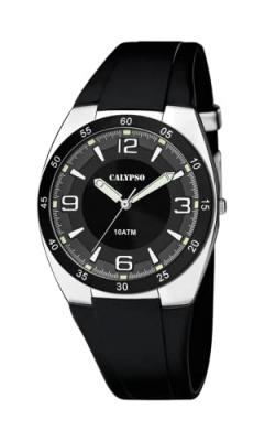 Montre Homme CALYPSO STREET STYLE K5753-3 - Bracelet R&eacute;sine Noir