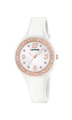 Montre femme CALYPSO TRENDY K5567-B - Bracelet R&eacute;sine Blanc