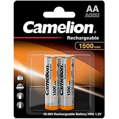 Camelion 17015206 Akku (NiMH, R6, Mignon, AA, 1500 mAh, 2er)