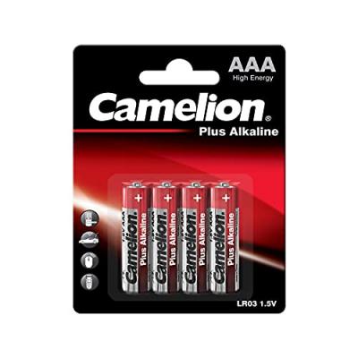 Blister de 4 piles 1.5v aaa super alcaline - camelion