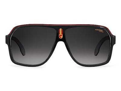 Carrera 1001/s Sunglasses, 80S/9O Black White, 62 Unisex