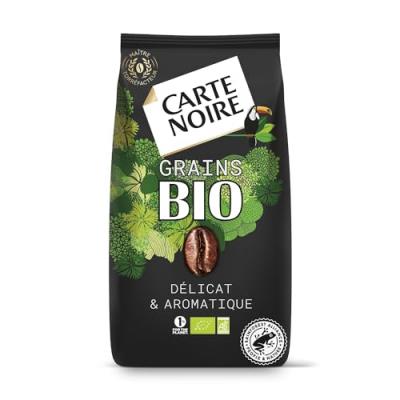 Caf&eacute; en grains carte noire bio - paquet de 1 kg - carte noire