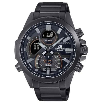 Montre Homme Casio Edifice ECB-30DC-1AEF - Bracelet R&eacute;sine Noir