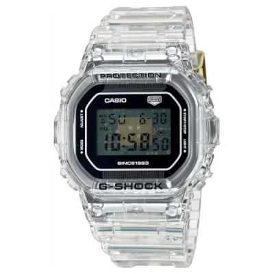 Montre Homme Casio DW-5040RX-7ER - Bracelet R&eacute;sine transparent