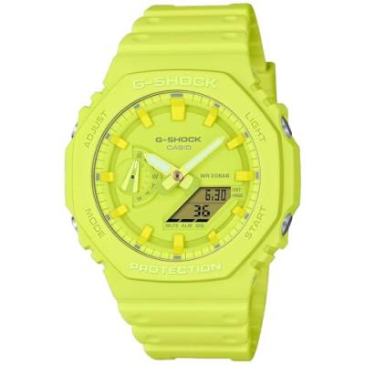 Montre Homme Casio G-Shock Classic - GA-2100-9A9ER Bracelet R&eacute;sine