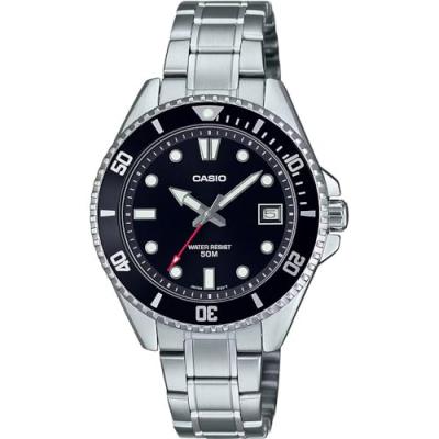 Montre Homme Casio MDV-10D-1A1VEF - Bracelet Acier Argent