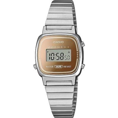 Montre Femme Casio LA670WES-4AEF - Bracelet Acier Argent