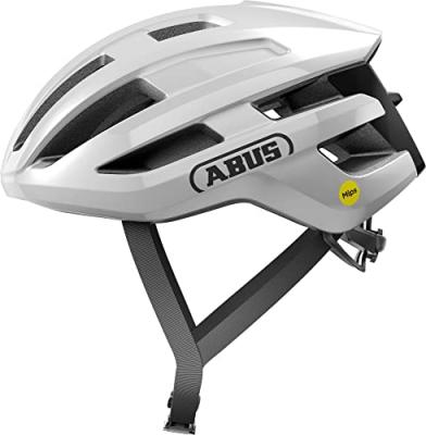 ABUS - Powerdome Mips - Casque de cyclisme taille 54-58 cm - M, gris